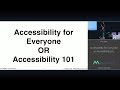 VUECONF US 2019 | Accessibility 101 with Chris DeMars