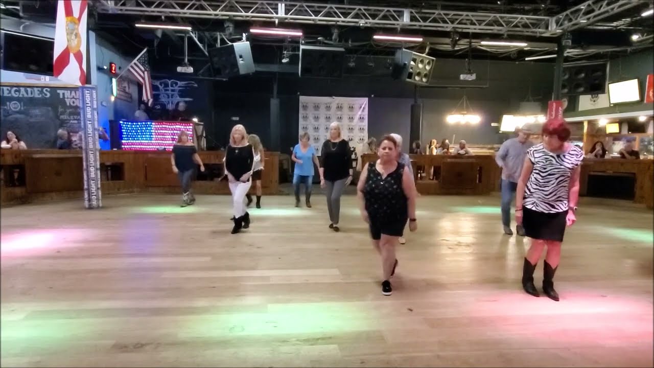 Dancing Mishnock Slide Line Dance By Dan Albro At Renegades On 8 20 22