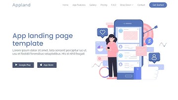 Appland Template [HTML & CSS], (2)  Hero Section