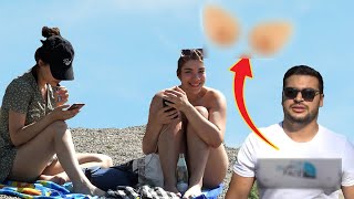 🔥Boy with Breasts Prank😲On The Beach -AWESOME REACTIONS 😲🔥