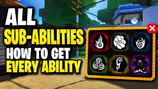 ALL SUB-ABILITIES in SHINDO LIFE (HOW TO GET EVERY ABILITY) Roblox