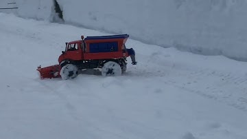 Unimog 406 snowplow rc mst