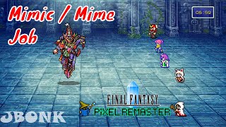 FINAL FANTASY V PIXEL REMASTER How to get secret Mimic / Mime job (No Commentary)