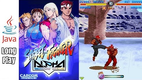 Street Fighter Alpha - Java Game (Arcade) (Hard) AKUMA