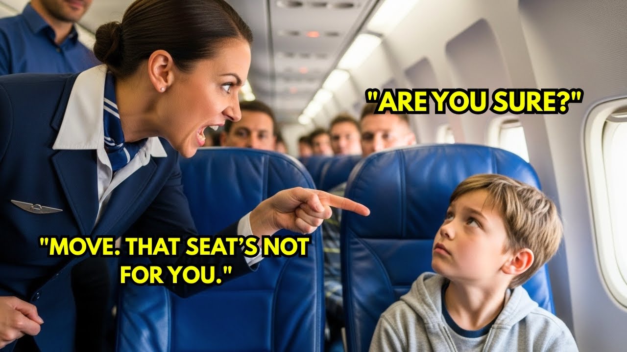 Flight Attendant Orders Boy To Give Up Seat For Passenger — One Call, 6 Minutes Later, System Freeze