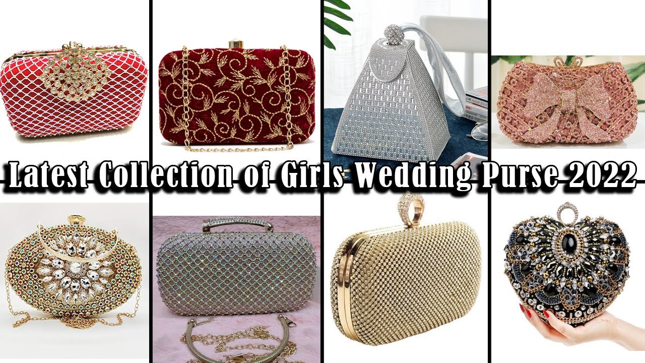 Female Cream Color Designer Bridal Beaded Clutch at Rs 749/piece in Ambala