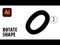 How to Rotate an Object in Adobe Illustrator Using the Rotate Tool - Shape Rotation