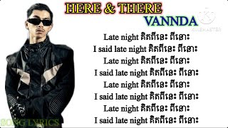 VANNDA- 1. HERE & THERE [ Lyrics Video ]-2025