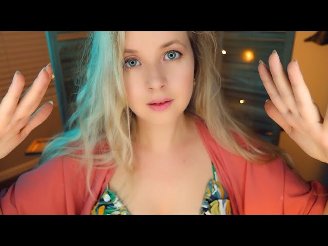 ASMR  🌬 Positive affirmations for sleep 🧽 Cleansing your aura