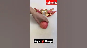 Apple design || Apple decorations || Apple duck | Food Creation | thaitrick