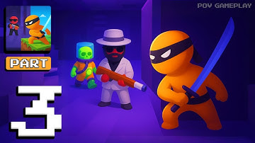 Stealth Master: Assassin Ninja - Gameplay Walkthrough Part 3 - Dark Strike Operative (iOS, Android)