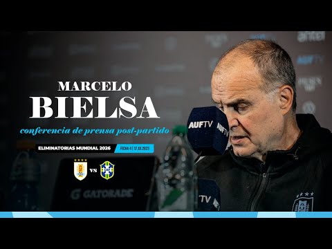Conferencia de prensa | Marcelo Bielsa | Uruguay 2-0 Brasil | Eliminatorias Sudamericanas 2026