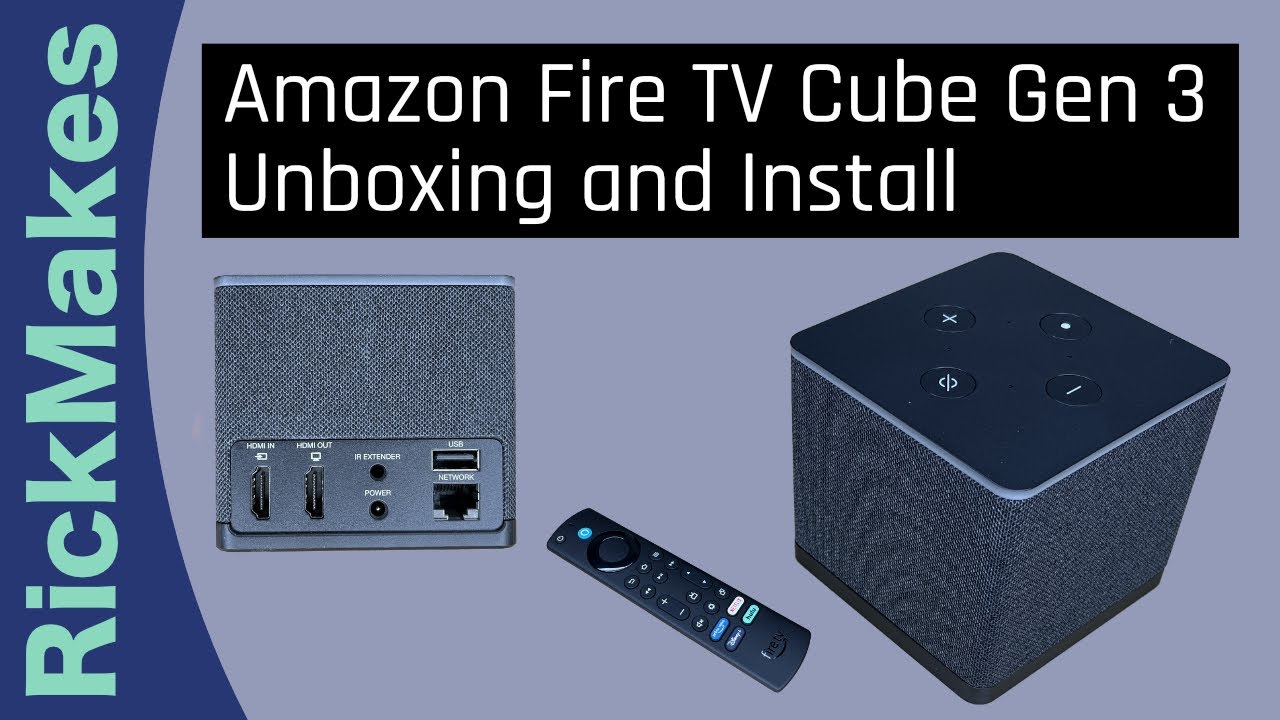 Amazon Fire TV Cube Gen 3 Unboxing and Install - YouTube