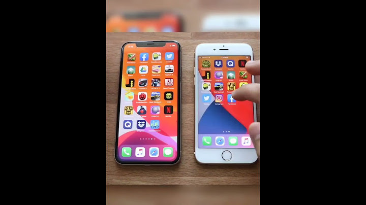 So sánh iphone 6s và iphone x