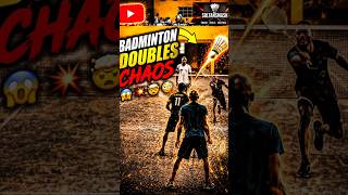 BADMINTON DOUBLES CHAOS 💥🤯🏸🔥#soltansmash #shuttlesmash #badminton #highlights