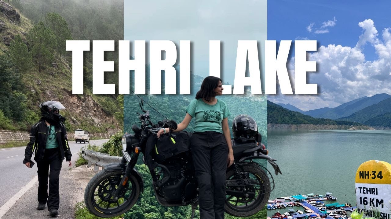 Solo Bike Ride Rishikesh to Tehri Lake | Female Biker Travel Vlog