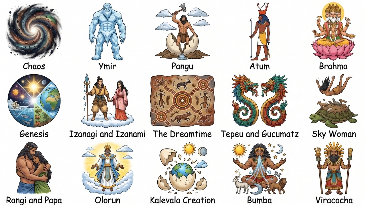 Every Creation Myth Explained in 8 Minutes - YouTube