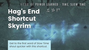 Skyrim: Shortcut into Hag