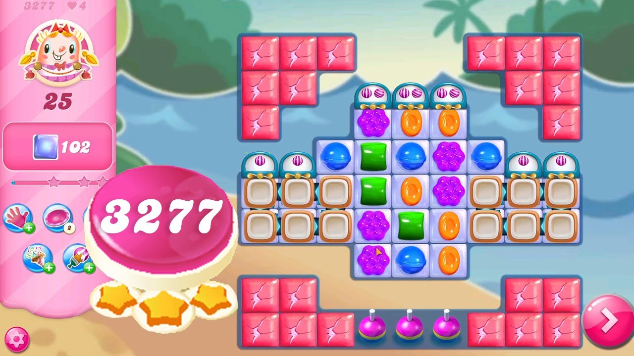 Candy Crush Saga Level 3277 || No Boosters || 3 Stars 🌟🌟🌟