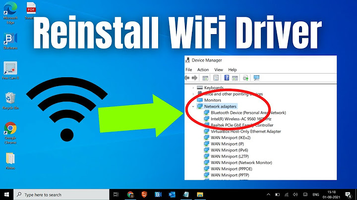 How do I reinstall my network adapter driver without internet?