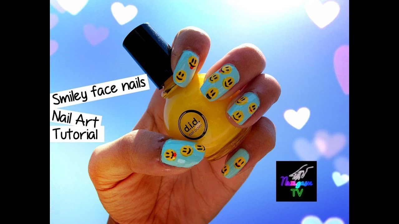 1. Melted Smiley Face Nail Art Tutorial - wide 6