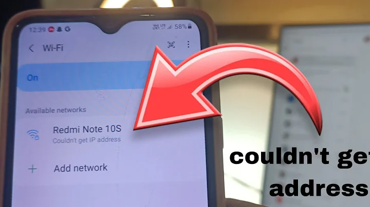 Couldn't get ip address wifi samsung in hindi