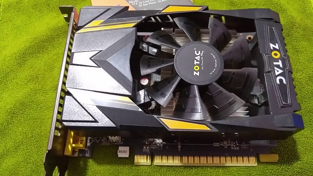 Card màn hình Zotac Gt730 2gb ddr5 - Nguyễn Khánh Computer - YouTube