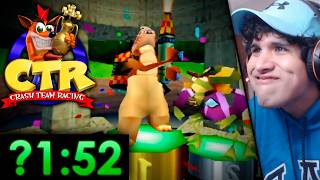 HISTÓRICO RÉCORD con ATAJOS GLITCH para el TDYU en SPEEDRUN de CTR Any% NMG