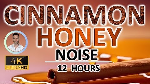 Cinnamon and Honey Brown Noise | 12 Hours | Black Screen | For Sleep, Stress and Tinnitus Relief