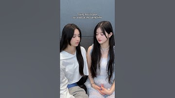 Can’t stop laughing 😂 #YUNAH #윤아 #MINJU #민주 #ILLIT #아일릿