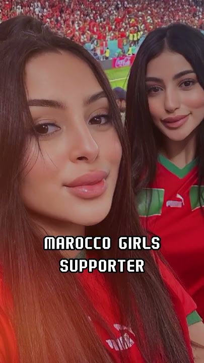 morocco girls supporter || #worldcup #morocco #portugal