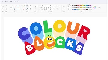 How to draw the Colourblocks logo using MS paint | How to draw on your computer