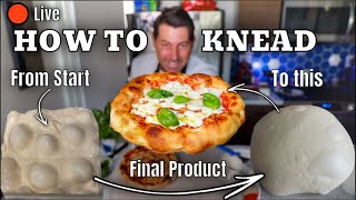 HOW TO PROPERLY KNEAD PIZZA DOUGH -The secret you need to know