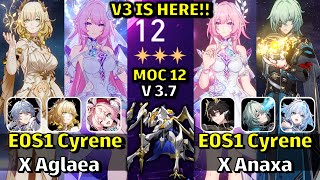 NEW UPDATE! E0S1 Cyrene x Aglaea and E0S1 Cyrene x Anaxa Showcase | NEW MOC 12 - HSR Beta 3.7