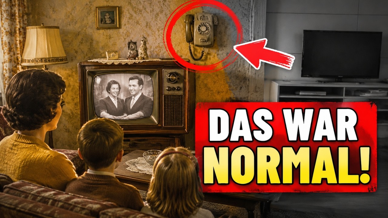 Zwanzig völlig normale Dinge im Deutschland der sechziger Jahre... Heute wirkt das absolut absurd