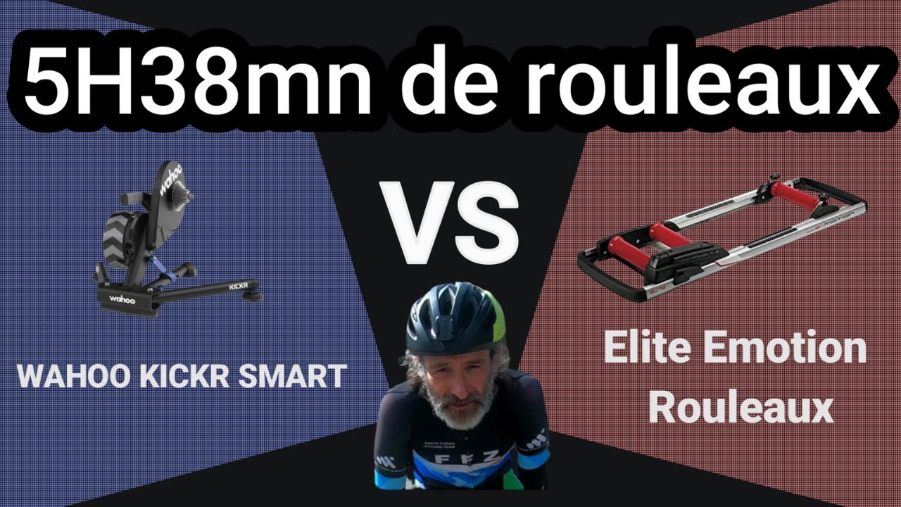 Rouleaux sur Zwift , encore du bornage. YouTube