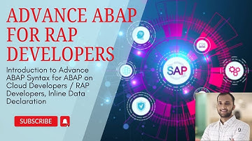 1. Advance ABAP Syntax   Inline Declaration for ABAP on Cloud /  RAP Developers