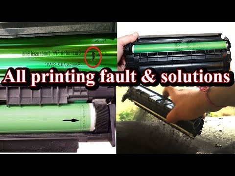 Toner Cartridge Printing Defects || Causes and Solutions Step by Step process