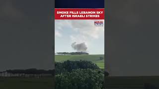 Israel Vs Lebanon: Smoke Rises After Israeli Airstrikes On South Lebanon Village #shorts