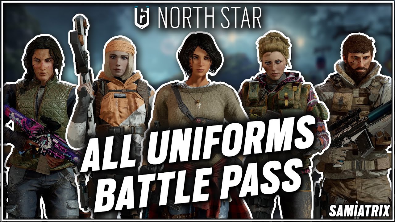 *NEW* ALL UNIFORMS NORTH STAR BATTLE PASS Rainbow Six Siege YouTube