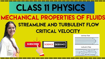 10 Streamline and Turbulent Flow | Critical Velocity | Class 11 Physics | Fluid Dynamics