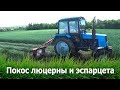 Покос люцерны и эспарцета 2019.