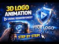 3D logo Animation using renderforest