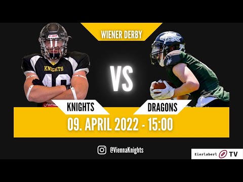 LIVESTREAM AFL Division 1 Vienna Knights vs. Danube Dragons 2