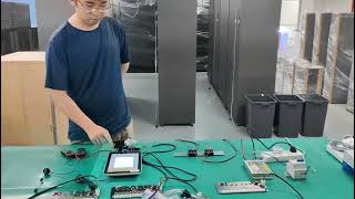 Smart locker all-in-one machine system installation & remote control test. screenshot 2