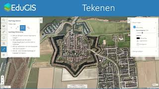 Items tekenen in EduGIS doe je zo