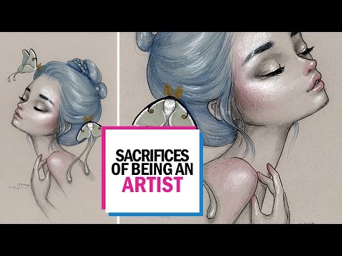 HARDSHIPS OF ARTIST LIFE || 30 Days of Art Episode 27 - YouTube