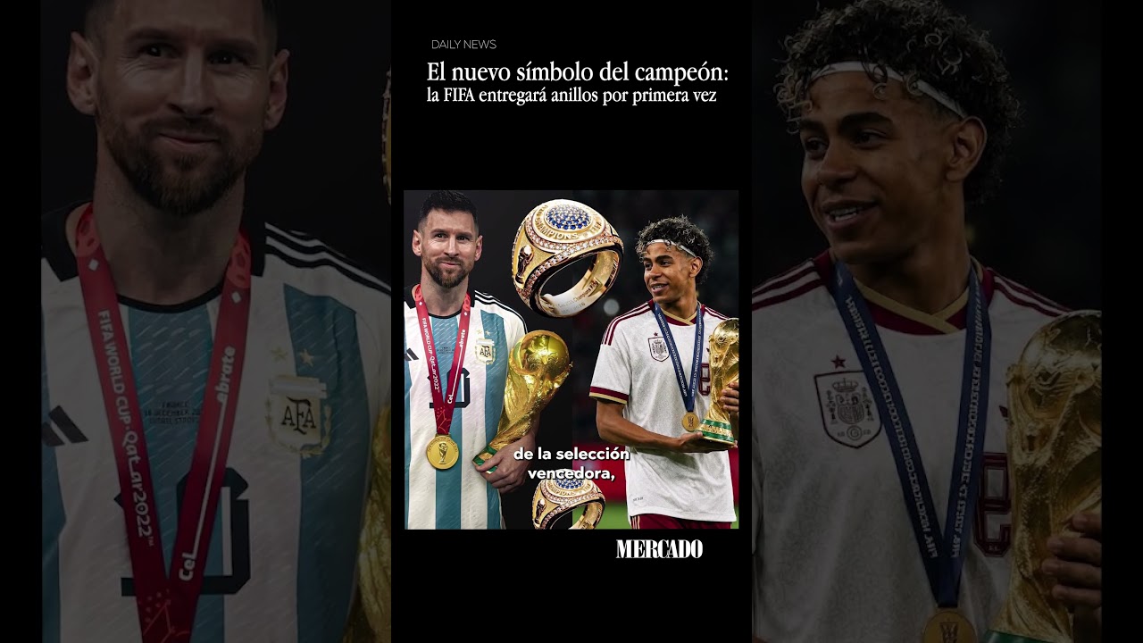 El nuevo símbolo del campeón la FIFA entregará anillos por primera vez en un Mundial