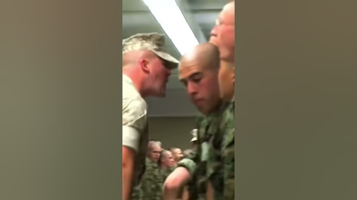 USMC Officer Candidate bumps into Drill Instructor #USMC #OCS #military #training