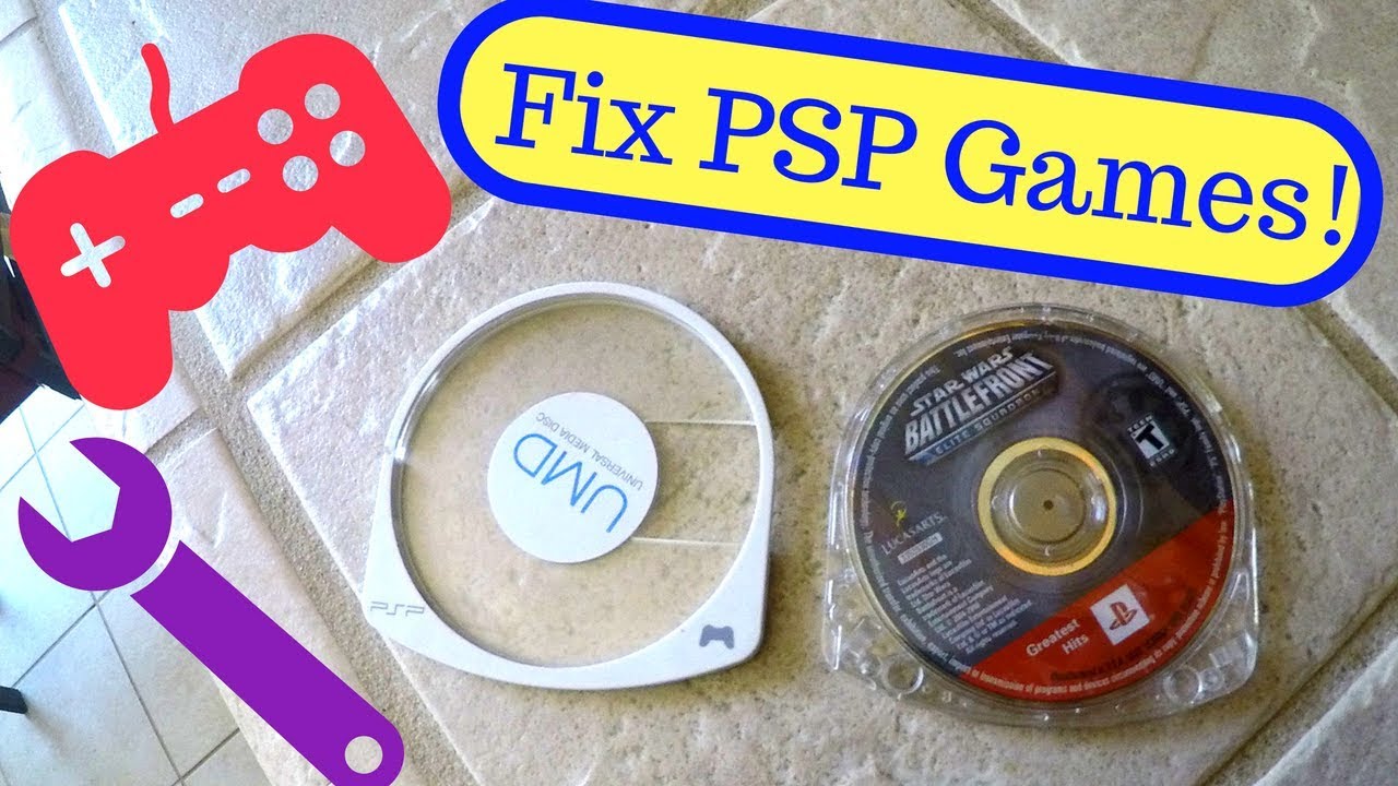 tromme smuk Svarende til How to Fix UMD Games for PSP - Make Discs Read Again! - YouTube